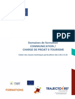 Annexe 2: Domaines de Formation Communic Ation / Charge de Projet E-Tourisme