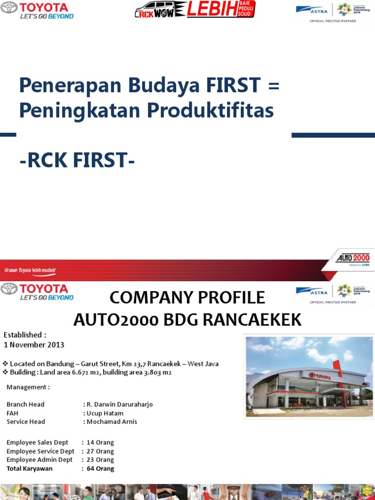 1300 - QCC Culture - Rancaekek - RCK FIRST - Penerapan Budaya FIRST ...