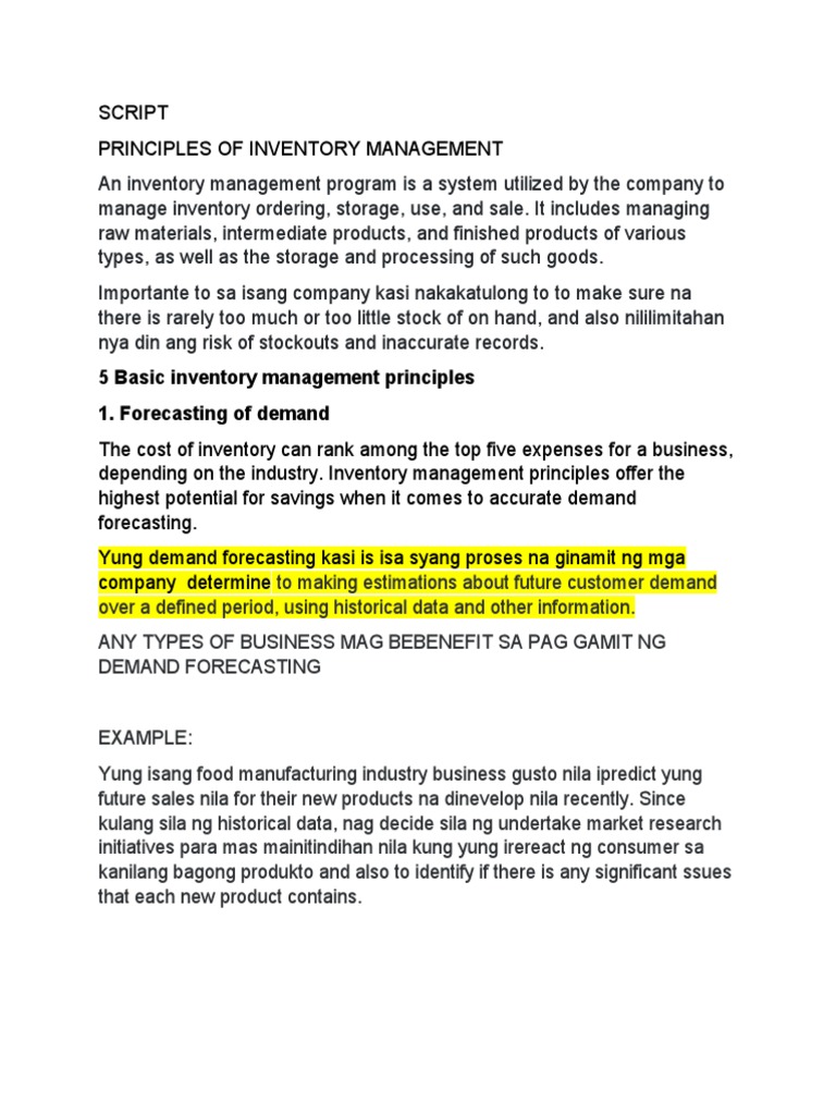 Principles of Inventory Management | PDF | Inventory | Business