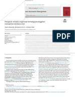 Journal The Influence of Organizational Structure On Value-Based Management Sophistication - En.id