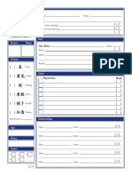 World of Dew Character Sheet