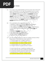 English - Campion Prelim Language '23 Solution