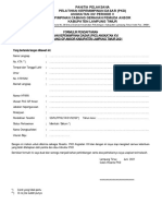 PKD XIII Periode V Tahun 2021 Pekalongan - Registrasi - Formulir Pendaftaran