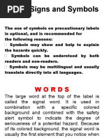 Color Codes For Workplace Signs | PDF