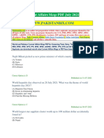 Current Affairs July 2021 PDF