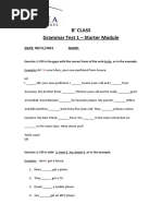 09.11.21 Test 1 Starter Module