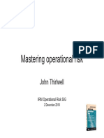 Mastering Operational Risk-IRM - 270111