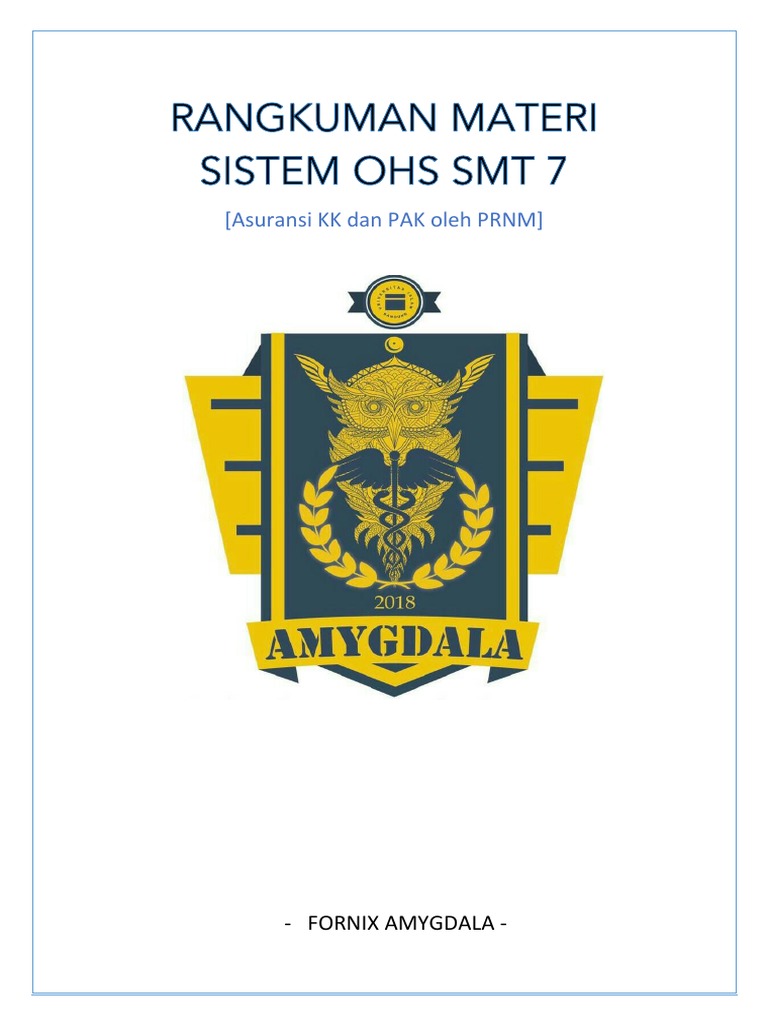 Pelaporan Penyakit Akibat Kerja Pak Dan Kecelakaan Kerja Kk Pdf