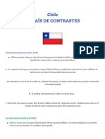 Chile Un País de Contrastes: Información General Sobre Chile