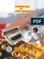 Typewriting and Computer Operation-EM-1