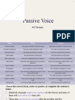 Passive Voice - All Tenses 1