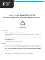 Master Google Cloud Platform (GCP) : Core Infrastructure With Bonus Data Engineering and Devops Services