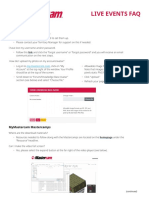 Mymastercam Live Events FAQ
