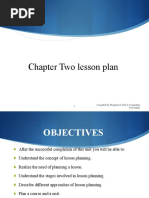 Chapter Two Lesson