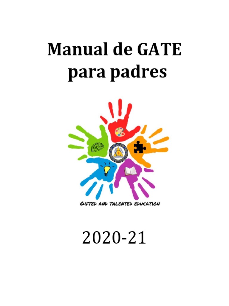 202021 GATE Spanish Parent Handbook PDF