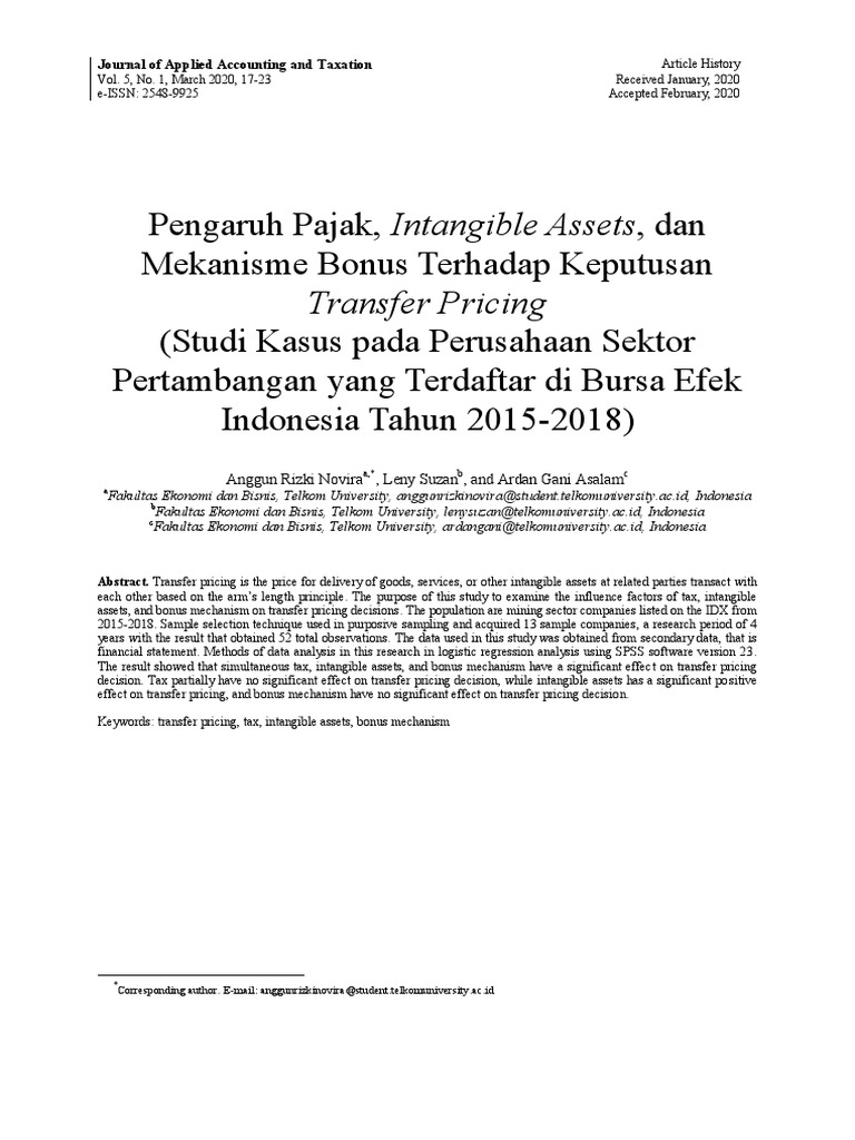 pengaruh-pajak-intangible-assets-dan-mekanisme-bonus-terhadap
