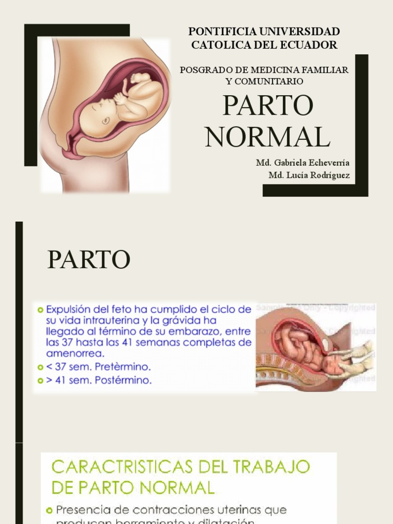 Mecanismos del Parto Vaginal Normal | PDF | Parto | Pelvis