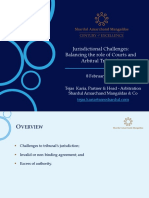 2.jurisdictional Challenges - Balancing The Role of Courts and Arbitral Tribunals