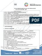 Cédula de Datos de Los Responsables de Aula de Medios 9