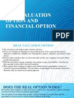 Module 3.1 - Real Option vs. Financial Option