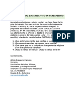 Guía 2 Ciencia y Fe Un Pensamiento Integral