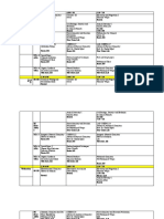 Evening Time Table Fall 2022