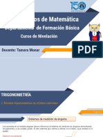 Plano Cartesiano y Sistemas de Medida