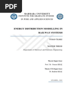 Energy Distribution Modelling in Railway Systems: Marmara University