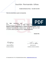 Certificado Natalia Schaposnik