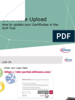Certificate Upload Guide SLM Infineon