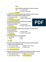 Quiz Hydroelectric