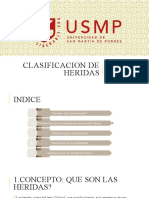 Clasificacion de Heridas