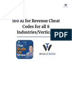 160 AI For Revenue Cheat Codes For The TOP 8 IndustriesVerticals 1