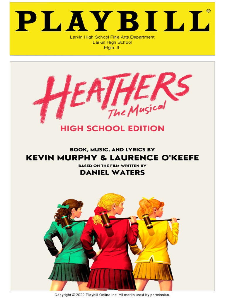 Heathers Playbill Final PDF