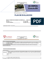 Plan de Evaluacion, Informatica Iii