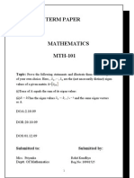 RC4901B54 Maths
