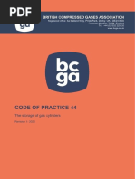 BCGA CP 44: Gas Cylinder Safety Guide | PDF | Occupational Safety And ...
