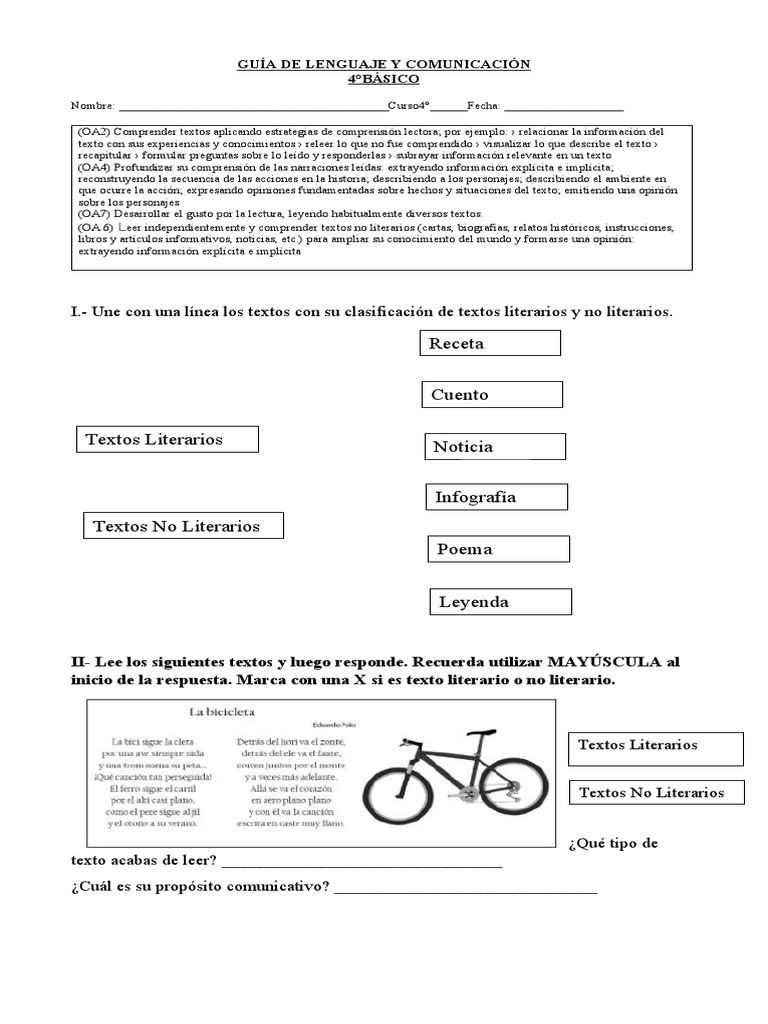 Lenguaje Guia No25 3o | PDF | Artes del Lenguaje y Comunicación ...