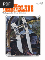 The American Blade The Magazine For Cutlery Enthusiasts Issue 1 May-June, 1973 (BLADE Magazines Historic First Issue) (BLADE Magazine)