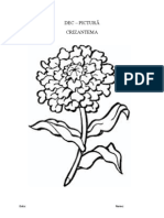 Dec Pictura Crizantema