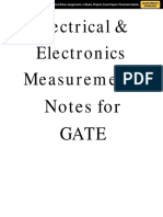 Electrical - Electronics Measurements For GATE - ACE