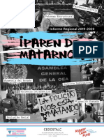 Paren de Matarnos Informe Regional 2019 2020