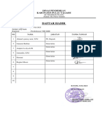 Daftar Hadir Visi Misi