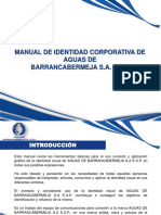 Manual de Identidad Corporativa de Aguas de Barrancabermeja