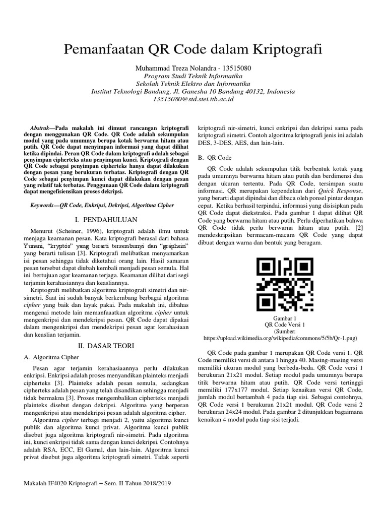 Pengertian QR Code | PDF