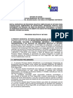 Processo Seletivo N 007 2023