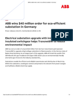 ABB Ecofriendly Solution For Germany