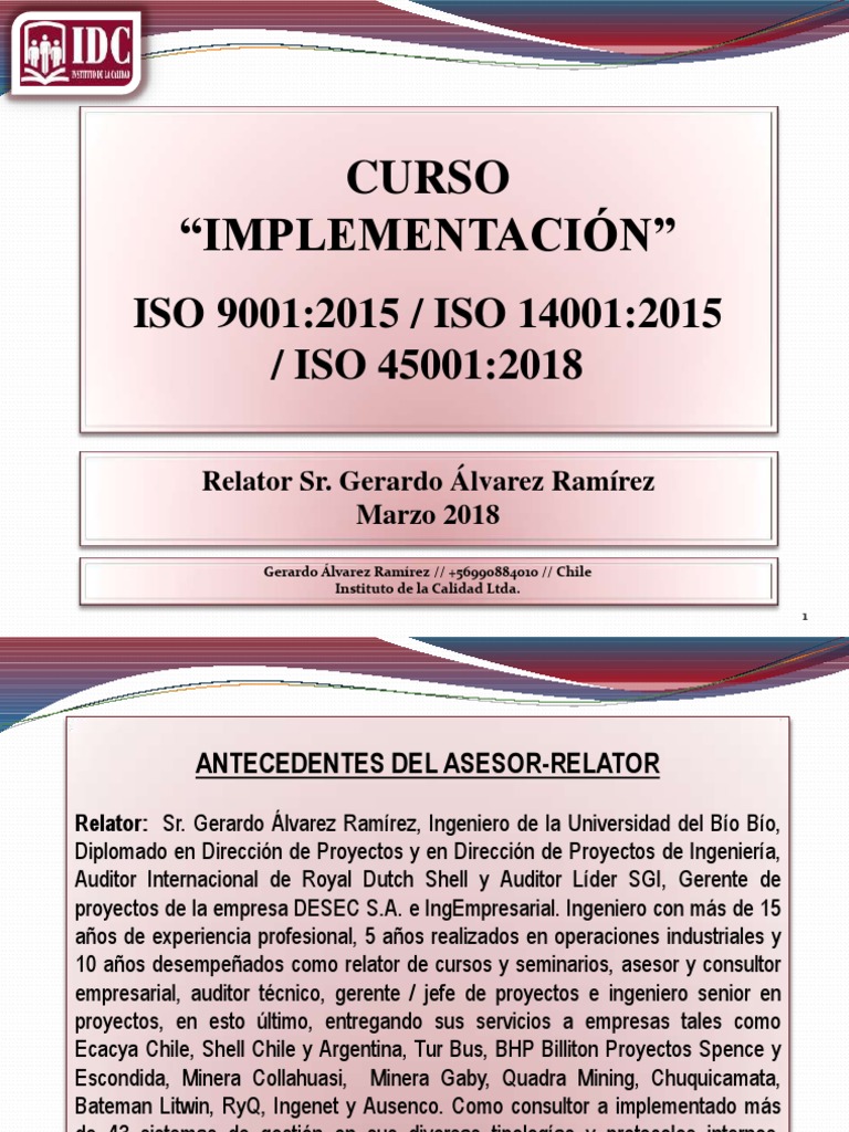 Implementación de Normas ISO Integradas | PDF | Auditoría | Planificación
