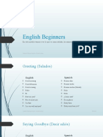 English Beginners