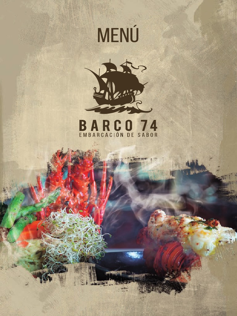 Menu Barco 74 SM | PDF